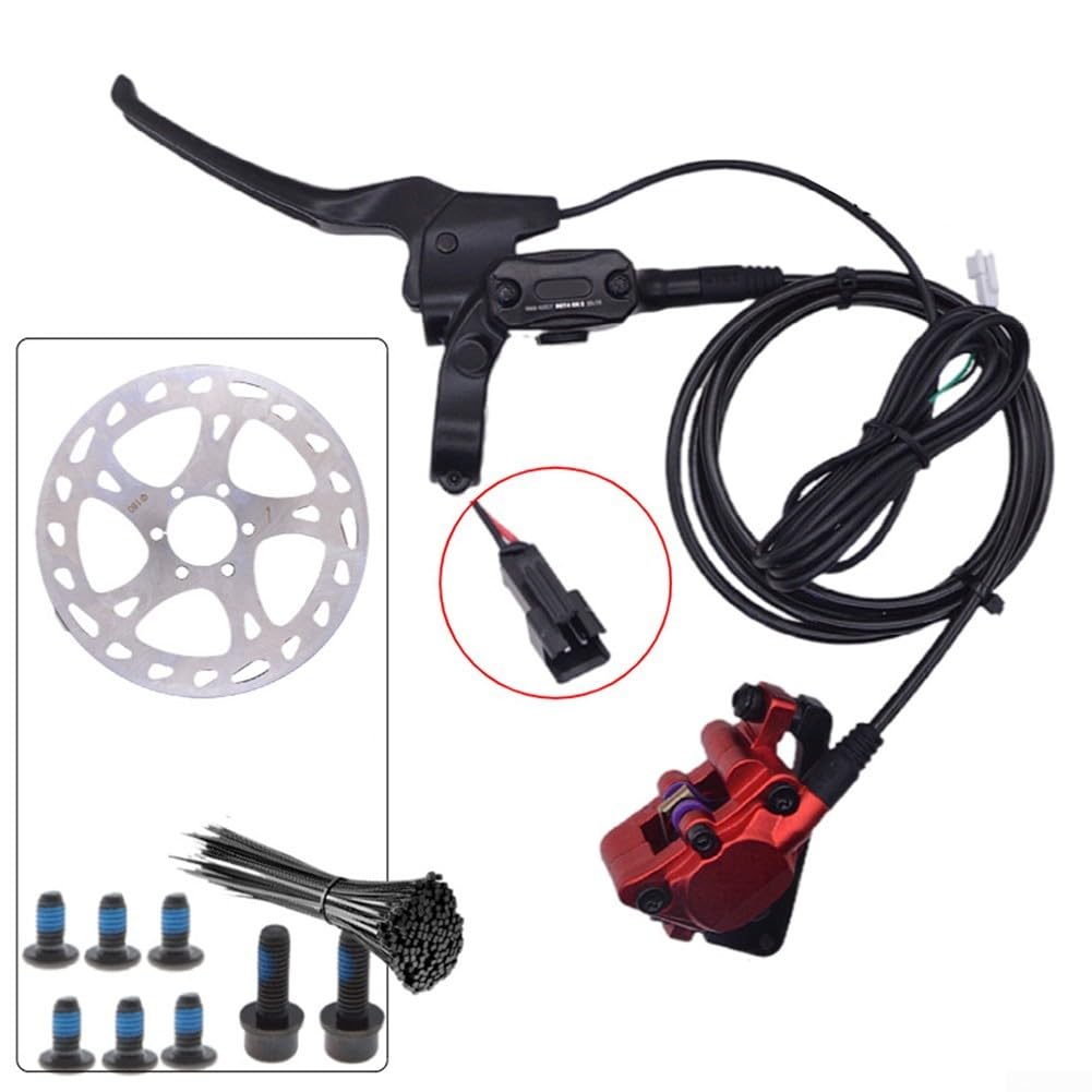 SPORTARC Trottinette Électrique à Frein Hydraulique Pour EBike, Frein à disque avant/arrière, Moteur R, Installation divisée (ensemble de frein arrière)