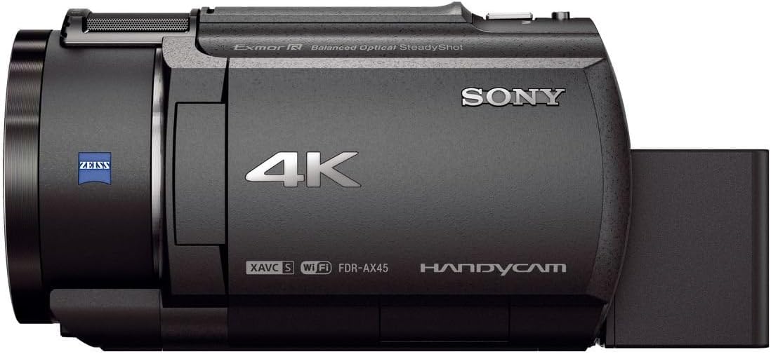 ⚠Chatsuchi　SONY HANDYCAM　FDR-AX45(TI) Sony 4K Handycam Camcorder FDR-AX45 2018 Model Black India | Ubuy