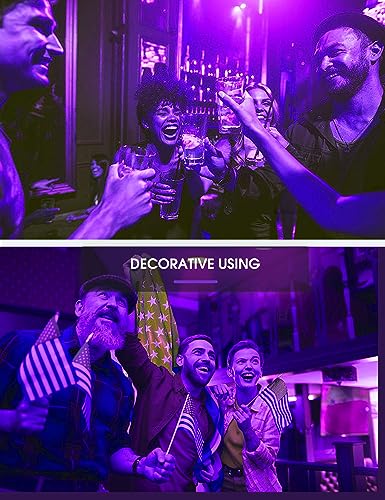 Image of L LOHAS LED Purple Flood Light Bulbs, PAR38 LED Flood Light Outdoor