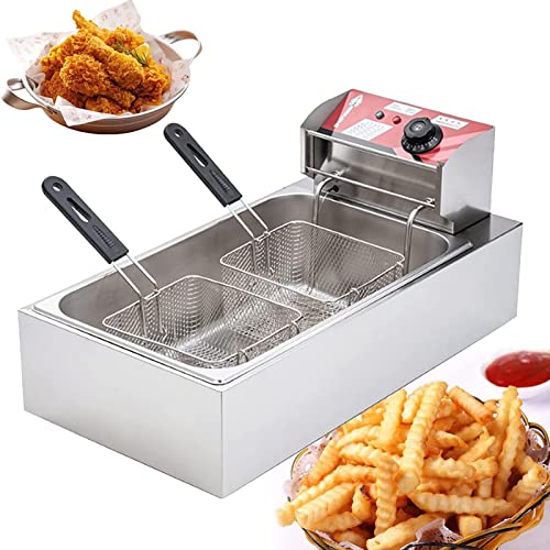 Friggitrice Elettrica 4 Litri - Per Patate Fritte E Fritti, Acciaio Inox, Temperatura Regolabile - Foto 3