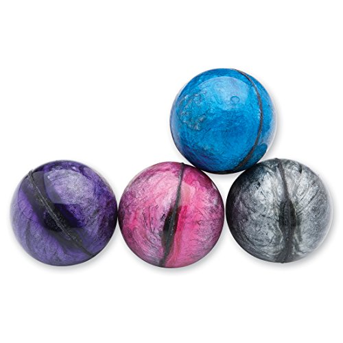 SmileMakers 35mm Metallic Kryptonite Bouncing Balls - Prizes and Giveaways - 48 per Pack