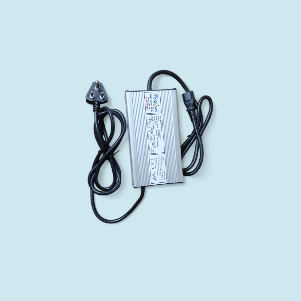 Lithium-Ion Battery Charger – Fast Charging for Li-Ion Batteries, Universal Compatibility, Compact Design (48 V/10A (Max: 54.6 V))-image-12