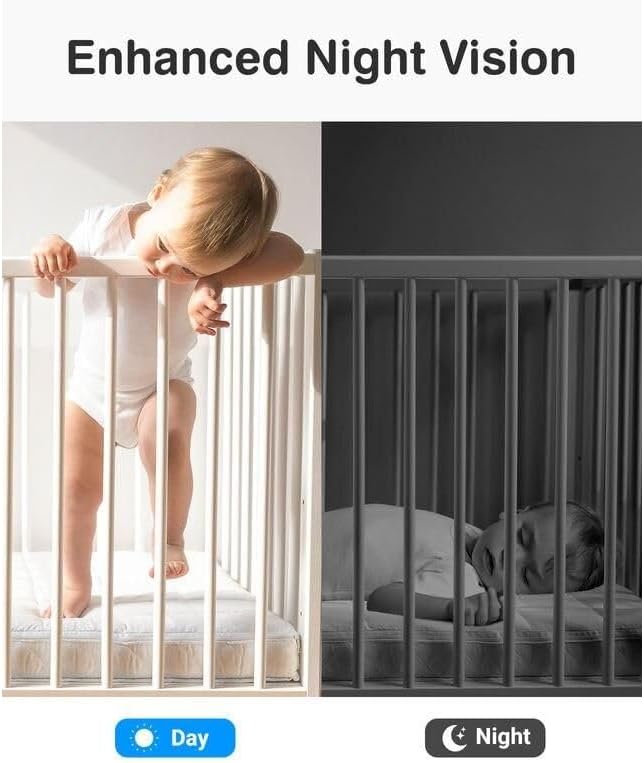Generic 3MP WiFi Smart Security Camera enhanced night vision