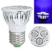 Produktbild 3W 85-265V/12V E27/UV-LED UV violett-Lampe Licht Scheinwerfer Lampe