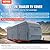 VEVOR Travel Trailer Cover, 24-26' RV Cover, 4-Layer Non-Woven Fabric Camper Cover, Waterproof, Windproof And Wear-Resistant Class A RV Cover, Rip-Stop Camper Cover with Storage Bag and Patches