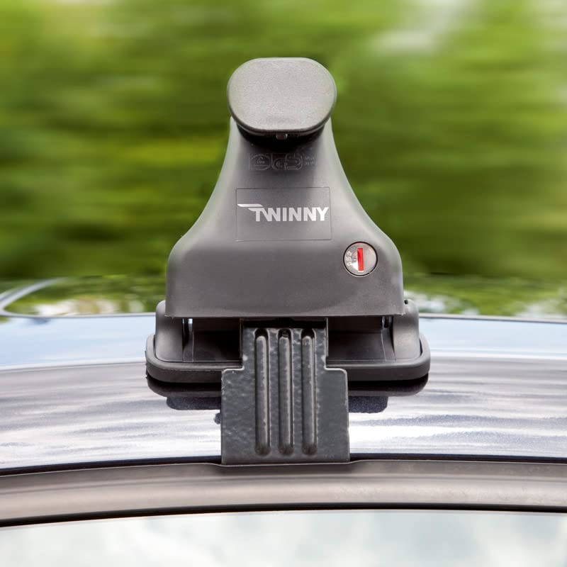 Twinny Load Juego de Barras de Techo de Acero S60 Compatible con Volkswagen Golf VIII HB 5-Puertas 2020- & Renault Arkana 2020- (para Coches sin Barras longitudinales)