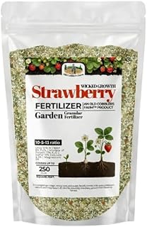 Old Cobblers Farm™ Wicked Growth Strawberry Fertilizer – Boosts Soil Quality, Higher Berry Yields & Robust Growth – Long-Lasting Nutrients for Home Gardens & Larger Plantings (5/10/15/20lbs) (15lbs)