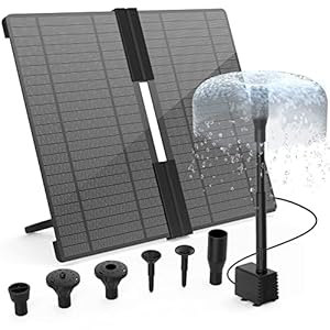 AISITIN 20W Solar Springbrunnen für Gartenteich