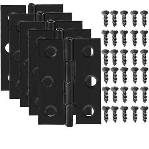 Door Hinges 2inch Door Hinges Stainless Steel Window Cabinet Connector Bookcase Wooden Box Furniture Hardware(5PCS)