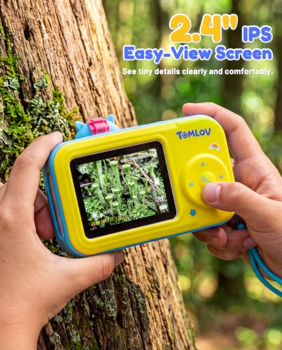 TOMLOV Kids' P50K 2.4" IPS 500X Handheld Digital Microscope (2 colors) - image 3