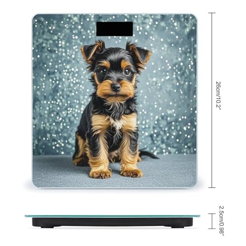 Báscula Digital de Baño con Plataforma Amplia y Pantalla LCD miniatura 2