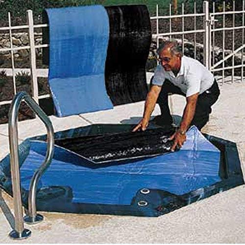 Floating Spa Cover Protector (Blue-Black, 8x8)