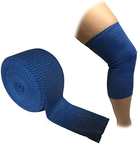 1 METRE of STEROGRIP Blue Elastic Catering Support Bandage Chefs ARM Elbow Knee Thigh Calf Ankle Size D