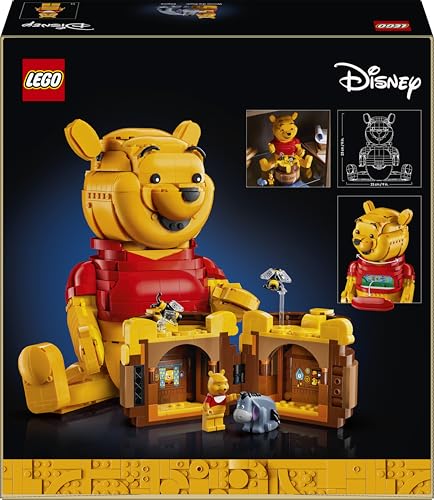 | Disney Winnie the Pooh - Kit di Modellismo per Adulti - Decorazione di Casa con Vaso di Miele, Minifigure da Collezione e Personaggio di Ih-Oh - Idea Regalo Fai da Te per i Fan - 43300 - Lego - Immagine 7