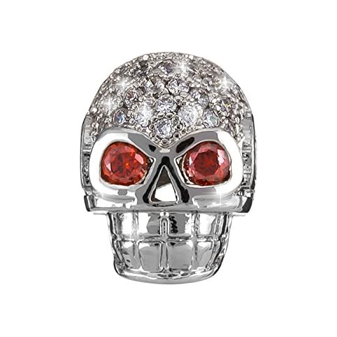 Perle tête de mort en laiton - Beads Jar Cover