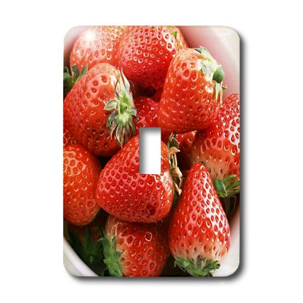 3dRose LLC Lsp_109661_1 Fraise Delight interrupteur à bascule simple pour rénovation