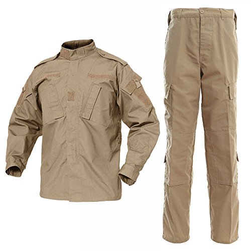 DLP Tactical BDU Combat Pants & Jacket Set Ripstop PolyCotton Reinforced Knees & Elbow Military-Style Uniform product thumbnail 15