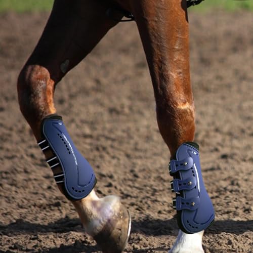 Protector frontal para caballos: botas de salto transpirables con absorción de impactos 3