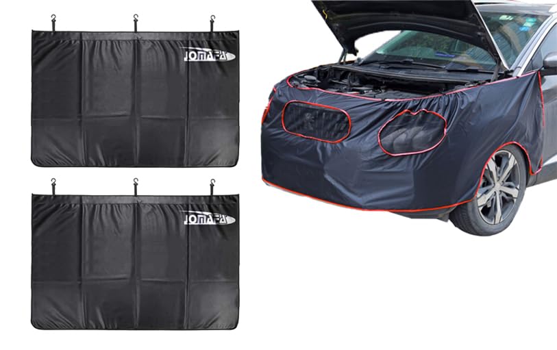 Kit 2 protector 'cubre aletas' magnético 120 X 100 cm + Protector delantero 'cubre aletas' para coches 355 X 74 cm