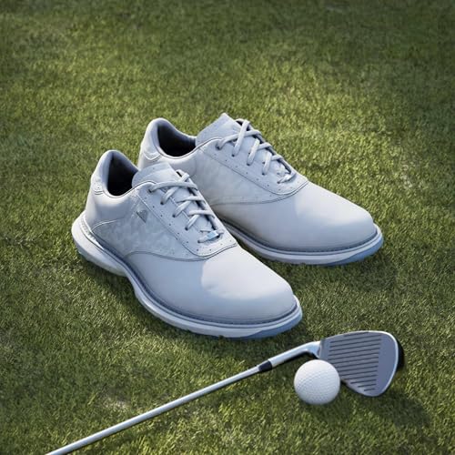 adidas Men's MC70 Spikeless Golf Shoes, Dash Grey/Halo Silver/Lucid ray Blue, 10.5 by adidas - Used condition - Image 2