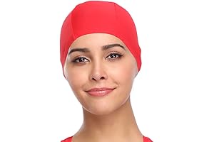 Swimming Goggles Nose Clip Set Christmas Printed Cap Nylon Spandex Bathing Cap