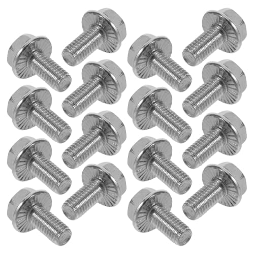 Tornillos M8x16 de Acero Inoxidable para Placa de Matrícula de SUV en Color Plata