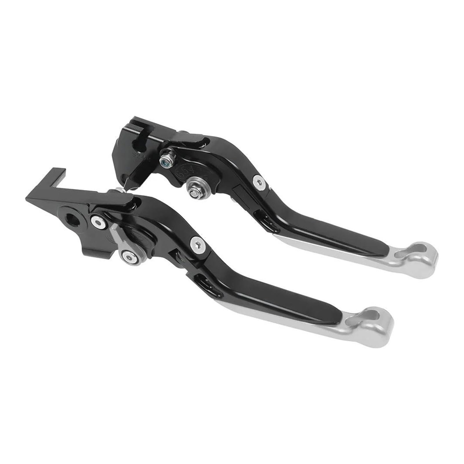 VSESTCDPB Motorcycle Brake Clutch Levers Folding Handle Bar for S1000XR S 1000XR S1000 XR 1000 2020 2021 2022 2023 Motorcycle Brake Clutch(Black-Black-Silver)