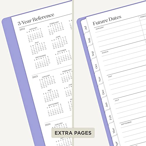 Cambridge 2022-2023 Planner, Weekly & Monthly Academic, 5-1/2" x 8-1/2", Small, WorkStyle Focus, Lavender (1606-200A-19) - Image 4