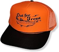 Vista 68 de ThatsRad Out for Trout Corduroy Snapback Sombrero Gorra Pesca con Mosca Pescador