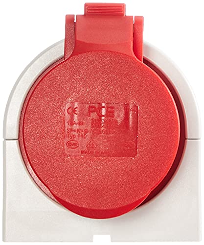 Enchufe trifásico CEE 5 pines 16A Kopp 101600002 para toma de pared de 415V 7