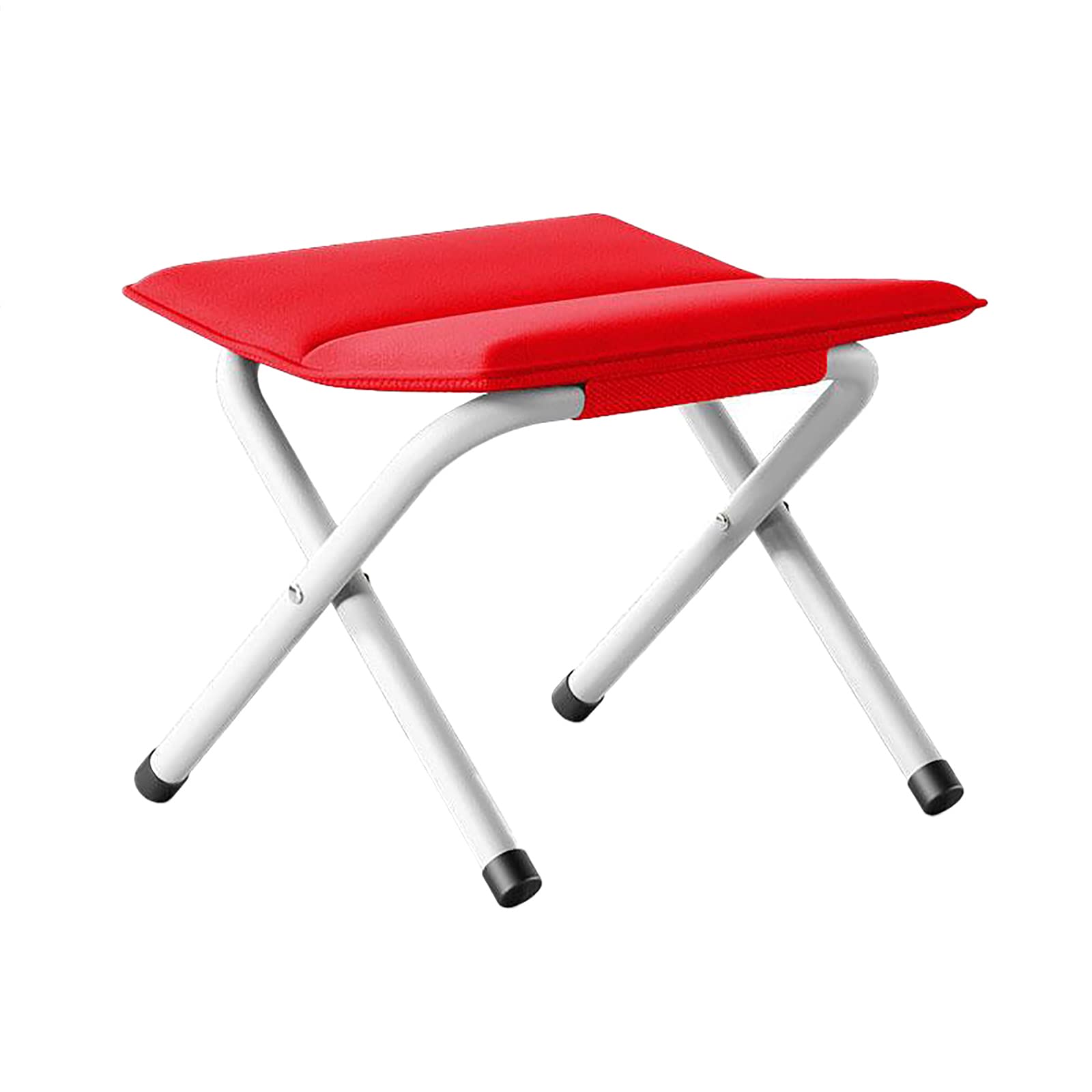 Chaise de camping pliante rouge et ultra légère pour randonnée