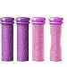 Emjoi Micro-Pedi Compatible SoftFLEX Technology Refill Rollers (Xtreme + Extra Coarse) - Pack of 4