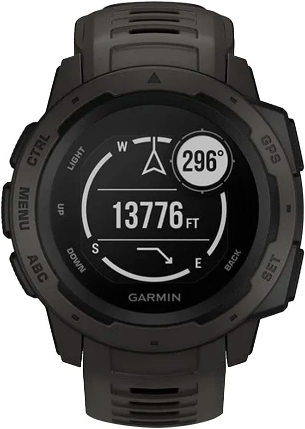 Garmin Instinct, GPS Watch, Graphite, Refurbished