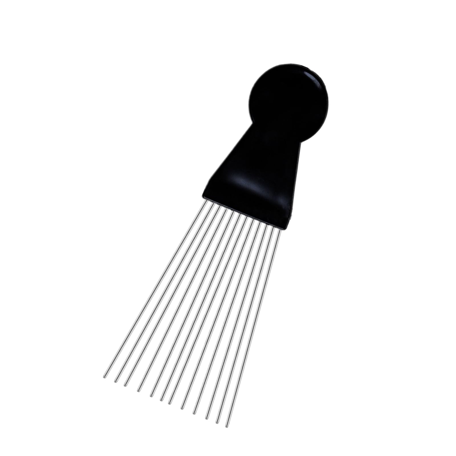 1 Pack Guiro Scraper Professional Comb Style Scraper Guiro Instrument Stainless Steel Latin Percussion Guiro Scraper Replacement for Various Percussion Instruments(Black)