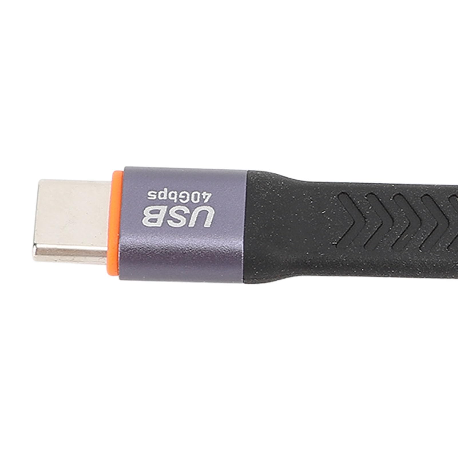 Krótki Kabel USB C 3.2 Gen 2, prędkość Przesyłania Danych 40 Gb/s, Elastyczna Konstrukcja FPC, Obudowa ze Stopu Aluminium, Funkcja Plug and Play, ze Złączem SSD, do Szybkiego