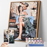 【Easy to Customize】Simply click “Customize Now” to personalize your exclusive oil painting. Upload your high resolution photo, travel photo, or any image of your choice. We recommend making sure there are no more than 4 people in the photo. Choose th...