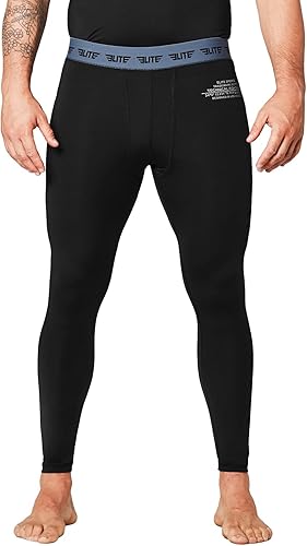 Elite Sports Leggings BJJ Spats para hombre, los mejores pantalones de compresión Jiu Jitsu MMA sin Gi Spat para hombre