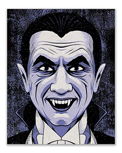 Classic Universal Monster Posters - Set Of 6 (8 Inches X 10 Inches) Pictures - Dracula Frankenstein's Monster Bride Of Frankenstein Mummy Wolfman Invisible Man #TOP1