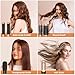 OKWRAP Haarstyler Hair Styler Set Air Styler set 6 In 1 Mit Rundbürstenföhn Warmluftbürste Thermal Brush Airflow Lockenstab Automatisch, Volumen Föhnbürste,Für Glätten, Trocknen, Volumen, Locken