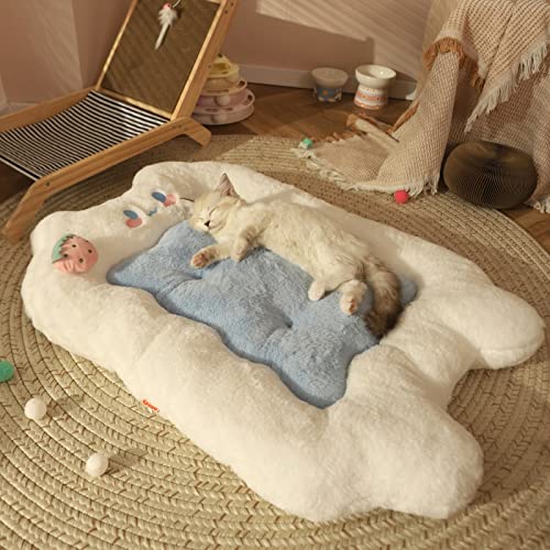 Cat Beds For Indoor Cats, Cute Cat Bed Cat Cushion, Ultrathick Flat Cat Bed, Soft Plush Premium Cotton Pet Bed, Cat Bed Mats, Small Cat Bed, Large Cat Bed, Small Dog Bed, Dog Beds For Medium Dogs #TOP4