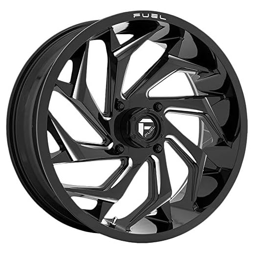Fuel UTV Wheel D753 22X7 4X137 GL-BLK-MIL 13MM