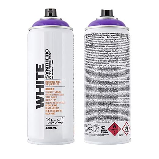 Montana Cans Montana White Color Spray Paint, 400 Ml, Kings Purple