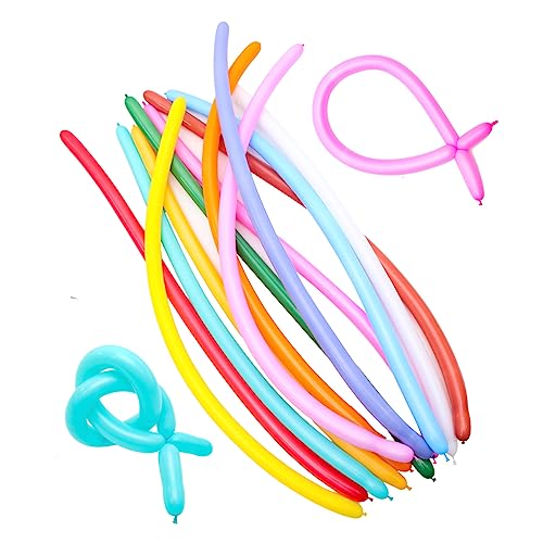 SUPVOX 100 piezas Globos Largos para Modelar Globoflexia para Fiestas y Bodas Decoración de Cumpleaños con Globos Retorcidos de