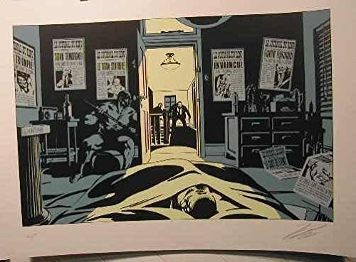 Affiche V Pour Vendetta sérigraphie Lloyd décoration murale salon 50X70 cm