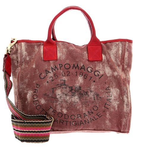 Campomaggi Shopping Bag S Bronzo - T/Rosso + St. Nera