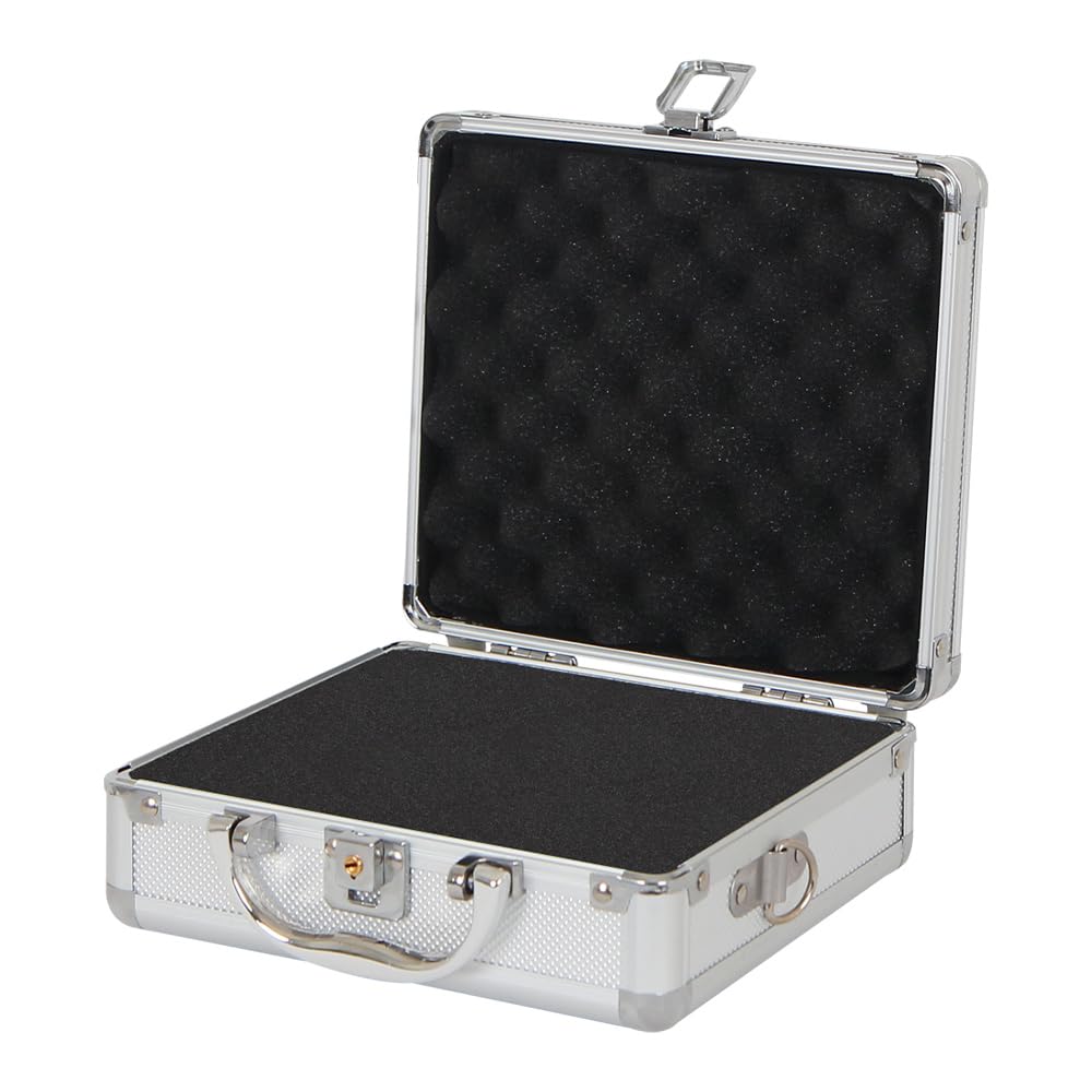 Amazon.co.jp: ALIKAN アルミケース 鍵付き 19.2x17.2x8cm ADD019