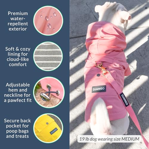 DJANGO Jaqueta para cães Highland – Casaco de inverno impermeável à prova de vento, ajustável e adeq
