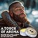 Striking Viking Beard Balm for Men - 2 oz, Vanilla Scent - Light Hold Moisturizer & Beard Conditioner for Men That Softens & Nourishes Coarse Facial Hair with Shea Butter & Tea Tree Oil