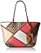 Nine West It Girl 9s Jacquard Ava Patchwork, Brown-Khaki/Truffle/Beige/Shrimp/Snowpetal
