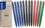 Ce stylo-bille Pilot, avec grip en caoutchouc spécialement étudié pour une prise en main contrôlée, dispose d'un confort accru et réduit la sensation de fatigue même lors de longs travaux d'écriture.